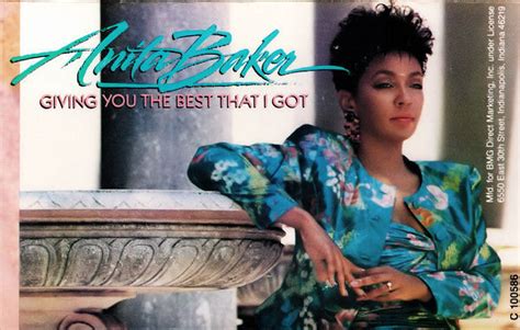 Anita Baker – Giving You The Best That I Got (1988, Cassette) - Discogs