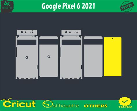 Google Pixel 6 2021 Skin Vector Template - 2.90
