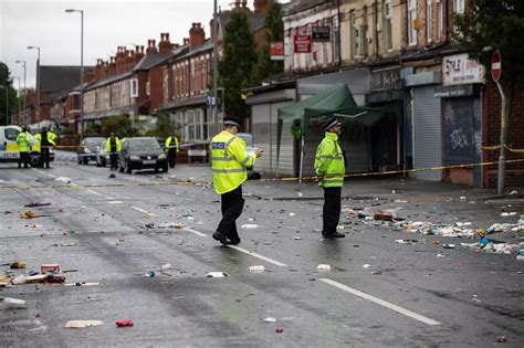 Scene of shooting in Moss Side - Manchester Evening News