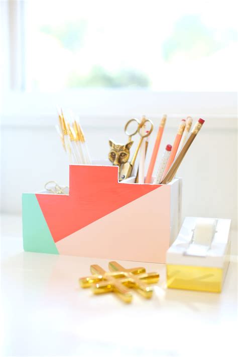 Make a DIY Desk Organizer » Lovely Indeed