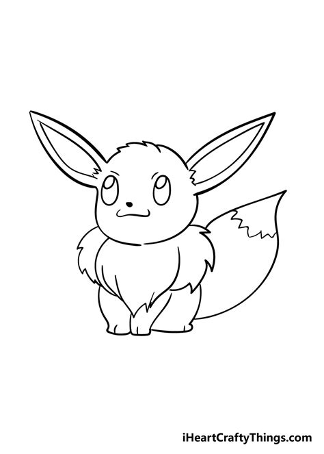 How To Draw A Eevee Printable