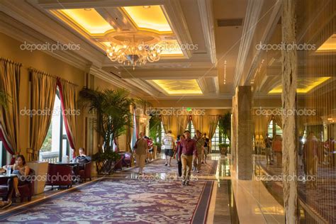 Interior of the Bellagio Casino hallway in Las Vegas – Stock Editorial ...