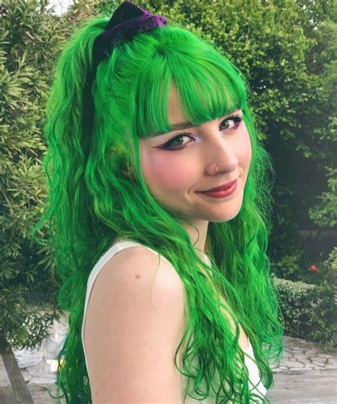 Good Dye Young on Instagram: “Shining bright green ⠀ Semi-permanent in ...