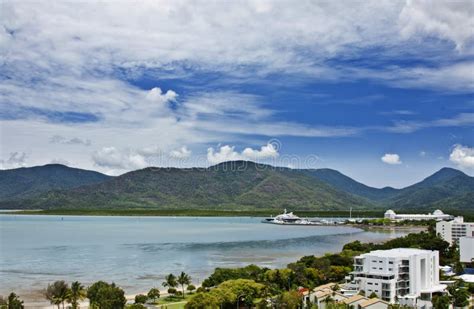 Aerial view of Cairns stock image. Image of view, coastline - 50399269