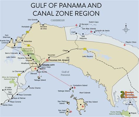 Maps of Panama