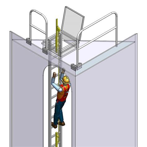 Ladder Fall Arrest Systems, Vertical Cable Lifeline & Rigid Track – CAI Safety Systems, Inc.