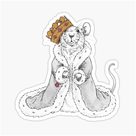 "The Rat King" Sticker by ArtSweeties | Redbubble