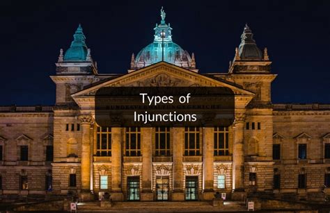 What Are The Types of Injunctions In The Indian Law