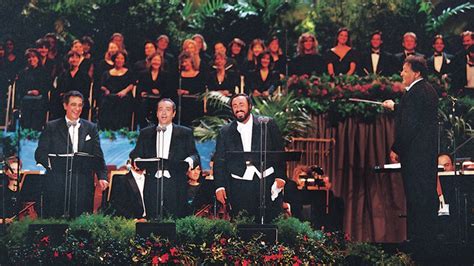 Legendary concert of the Three Tenors José Carreras, Plácido Domingo, Luciano Pavarotti — With ...