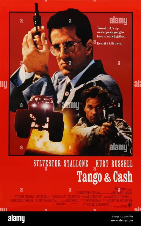 SYLVESTER STALLONE, KURT RUSSELL POSTER, TANGO and CASH, 1989 Stock ...