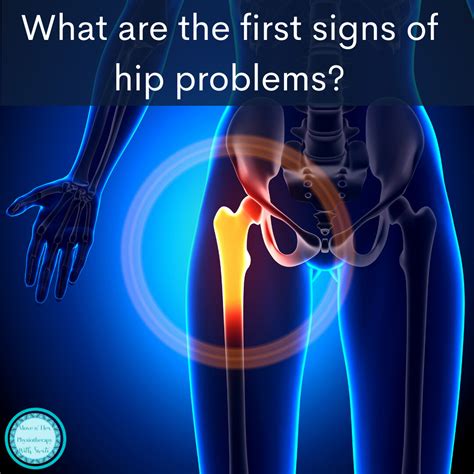 What are the first signs of hip problems? | Swati Prakash