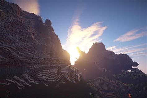 Minecraft shaders background ·① Download free full HD wallpapers for desktop, mobile, laptop in ...