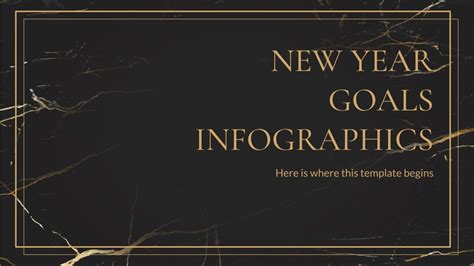 New Year Goals Infographics | Google Slides & PPT template