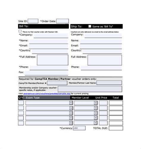 FREE 10+ Sample Sales Order Templates in MS Word | PDF