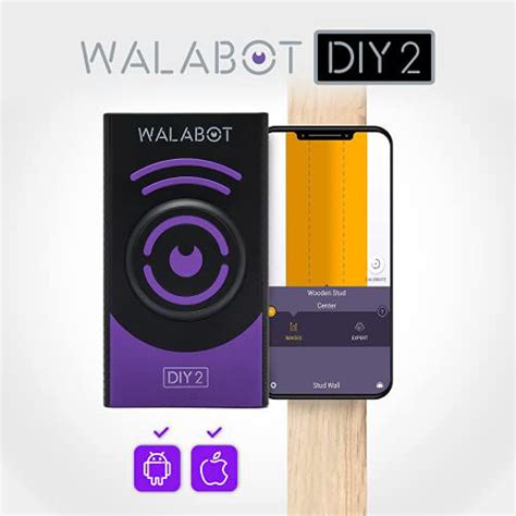 GetUSCart- WALABOT DIY 2 - Advanced Wall Scanner/Stud Finder - for Android & iOS Smartphones