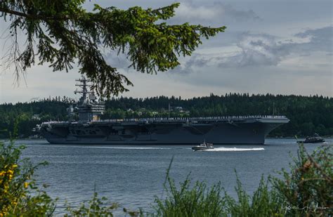 Photos of the USS Nimitz leaving for deployment - Kristie Adams