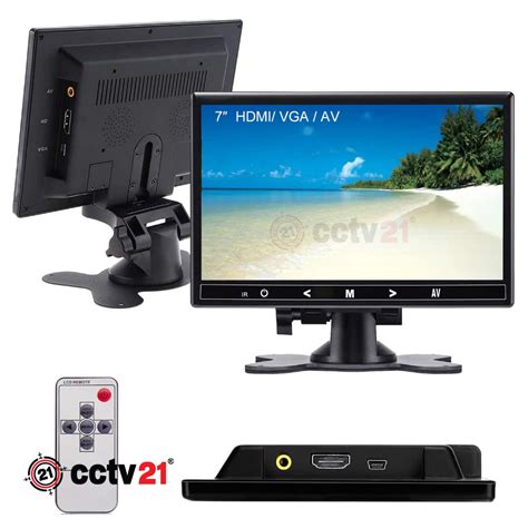 Jual TV Monitor LCD TFT 7 Inch input HDMI VGA BNC RCA PROMO CCTV21 ...