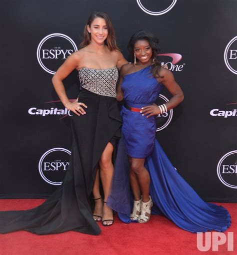 Photo: Aly Raisman and Simone Biles attend the 25th ESPYS in Los Angeles - LAP2017071251 - UPI.com