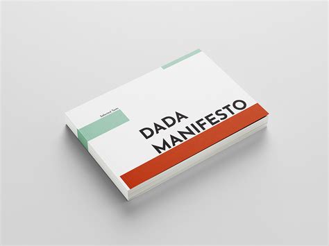 Dada Manifesto on Behance