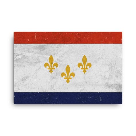 New Orleans Flag New Orleans Flag Art New Orleans LA New - Etsy