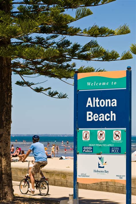 Cycling at Altona Beach Melbourne, Bay City, City Council, Cycling ...