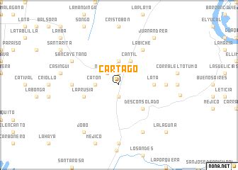 Cartago (Colombia) map - nona.net