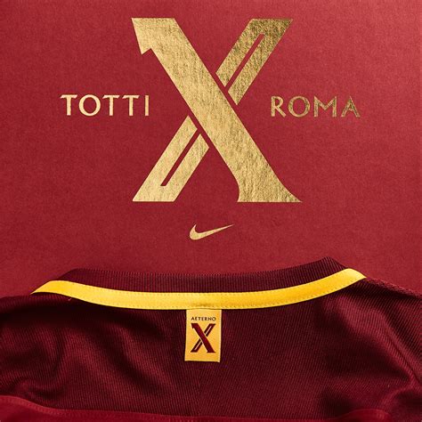 Limited Edition Nike AS Roma Totti Kit Revealed - Footy Headlines