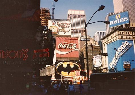 This Giant Billboard Was In Times Square From 1988-1989, And Appeared ...