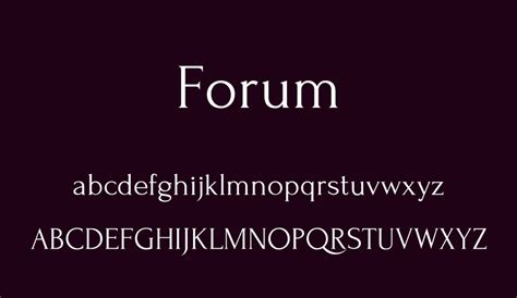 Forum font - Font Tr