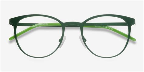 Reunion | Matte Green Metal Eyeglasses | EyeBuyDirect