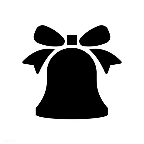 Christmas bell icon decoration vector | free image by rawpixel.com | Christmas bells, Silhouette ...