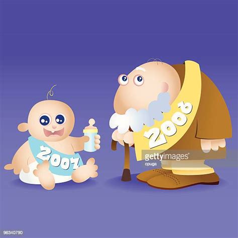 38 Baby New Year Cartoon Stock Photos, High-Res Pictures, and Images ...