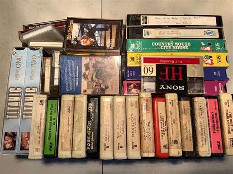 Eight track tapes, cassettes, etc. - Legacy Auction Company