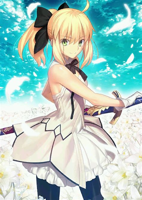 ( Saber ) Arturia Pendragon. [ Lily ] Cute Anime Character, Character Art, Character Design ...