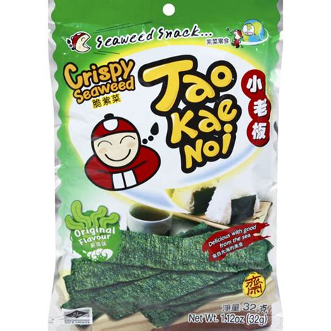 Tao Kae Noi Seaweed Snack, Crispy, Original Flavour | Casey's Foods