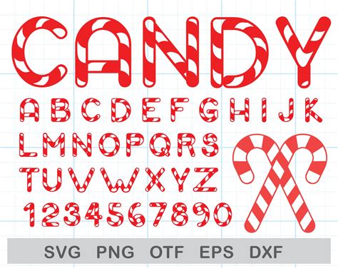 Candy Letters - Etsy