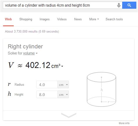 Google Geometry Calculator