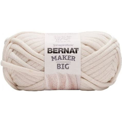 Bernat Big Maker Yarn (250G/8.8Oz), Snow - Walmart.com