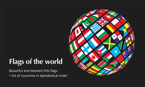 Flags of the world in SVG + list of countries | Figma