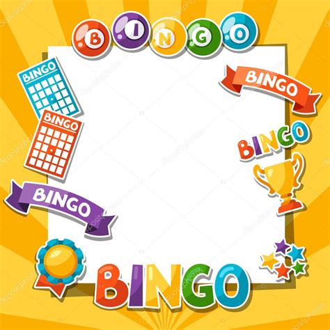 Bingo or lottery game background with balls and cards — Stock Vector © incomible #91085718