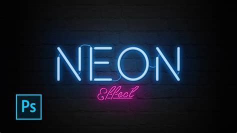 How to Create Neon Text Effect with Photoshop - Photoshop Text Effect ...