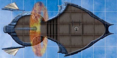 9 flying ship battle maps for your Eberron campaign