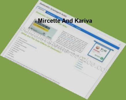 Mircette and kariva, mircette birth control generic | Online drug shop - luckyfeathers.com