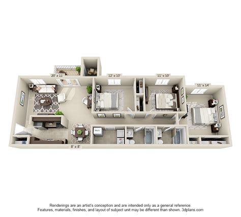 Floor Plans | Meridian Bay Apartment Homes