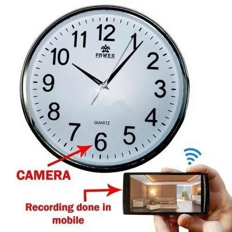 1080 Hd(recording) Wifi Wall Clock Spy Camera, For Security at Rs 7500/piece in Mumbai