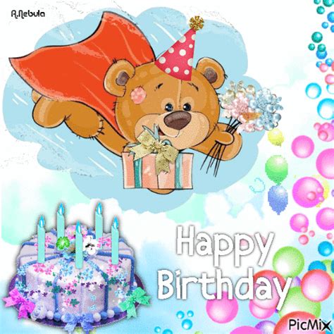 Super Teddy Bear - Happy Birthday Gif Pictures, Photos, and Images for Facebook, Tumblr ...