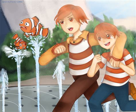 FanArt - Marlin and Nemo Gijinka by neko-kumicho-chan on DeviantArt | Cute disney drawings, Fan ...