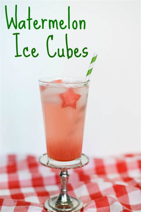 Watermelon Ice Cubes Tutorial | Tikkido.com