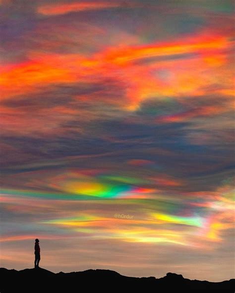 Polar Stratospheric Clouds ☁️🌈 ICELAND Experienced some of the most incredible polar ...