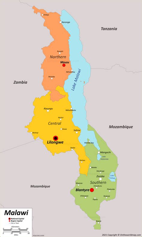 Malawi Map | Detailed Maps of Republic of Malawi